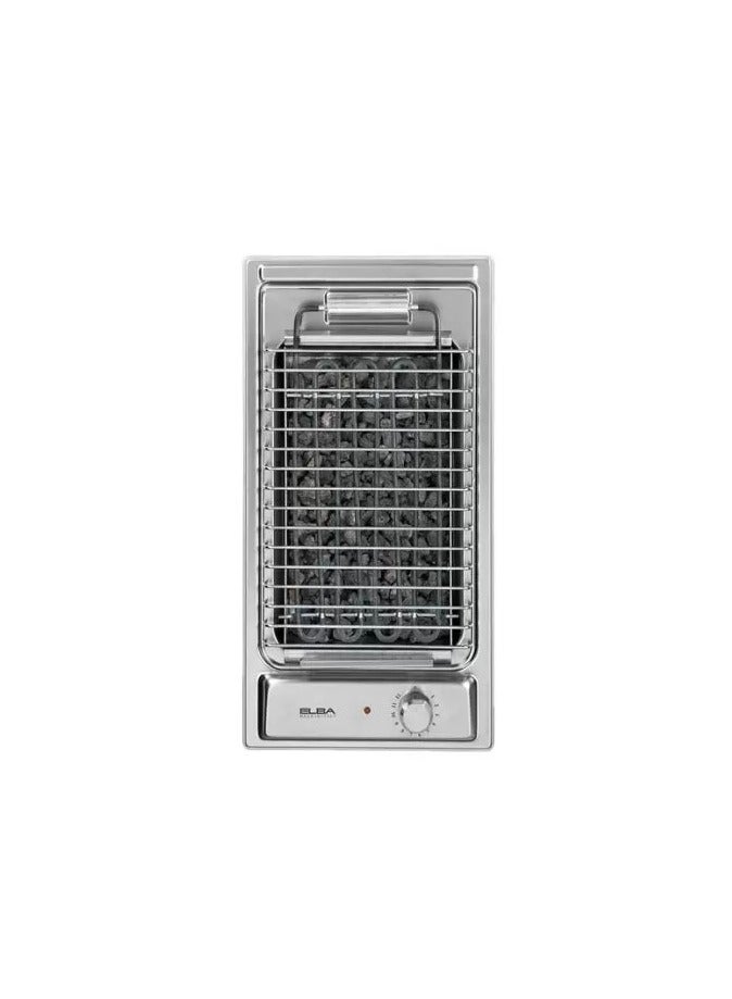 Elba 30cm Built-in Electric Charcoal Grill, Stainless Steel EN30-700XD