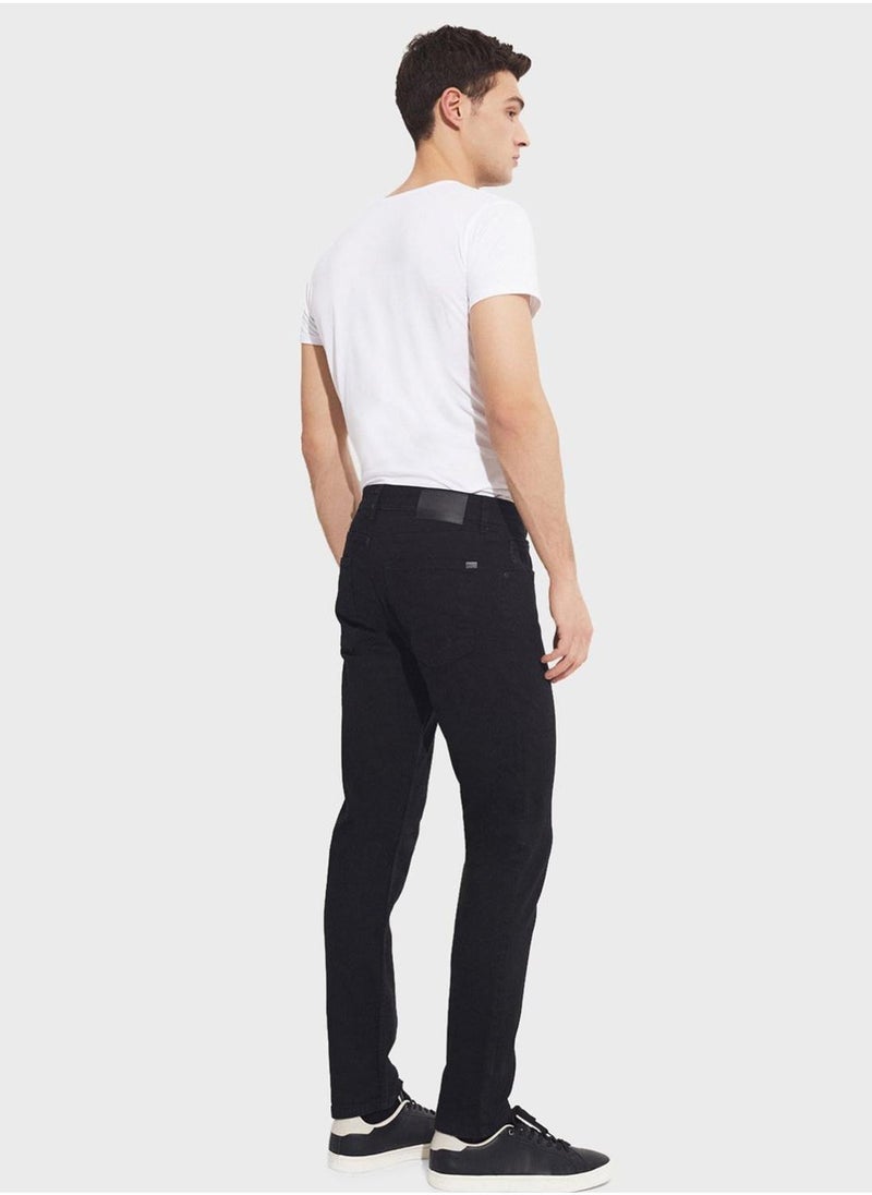 JUNE Essential Straight Fit Trousers - Image 2