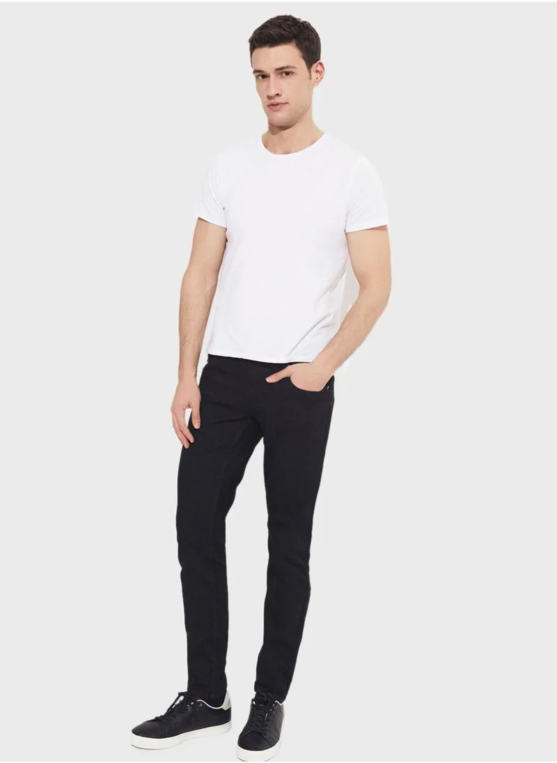 جون Essential Straight Fit Trousers