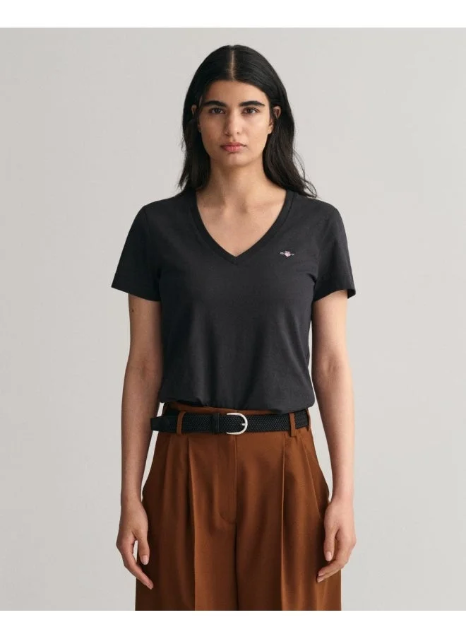غانت Gant Shield V-Neck T-Shirt
