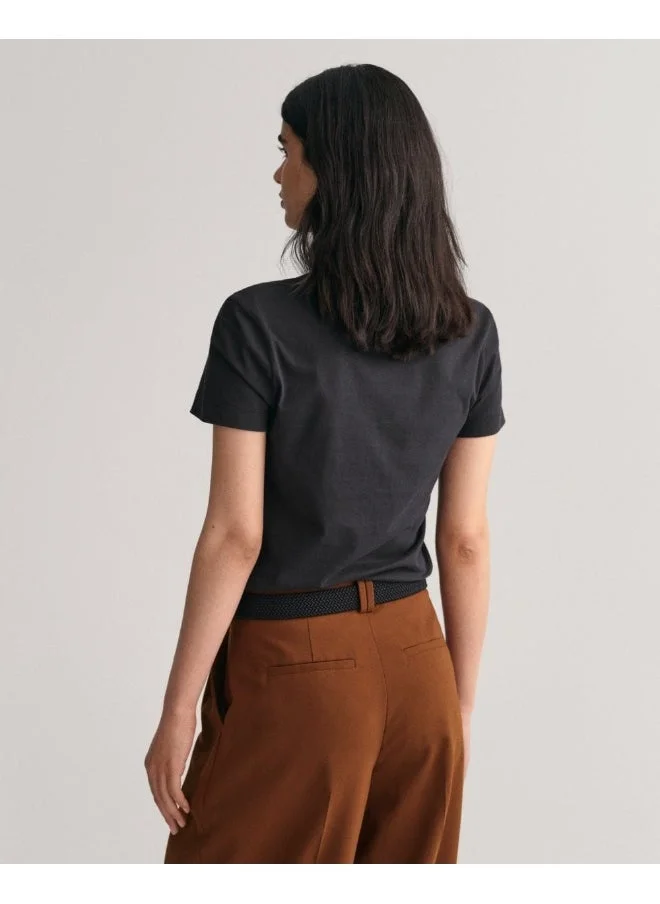 غانت تي شيرت برقبة على شكل حرف  من جانت شيلد