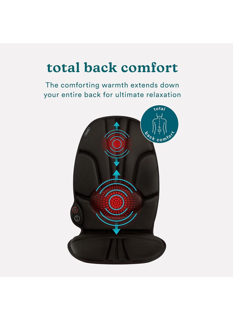 HoMedics Homedics Portable Heating and Vibrating Back Massage Cushion with Adjustable Intensity and Integrated Straps  - Image 5