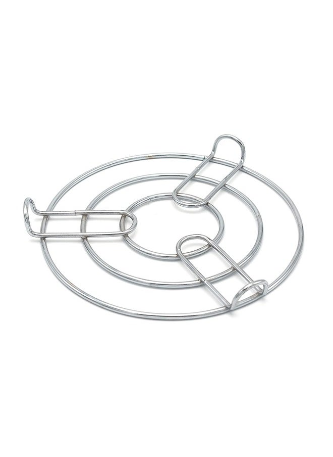 Majestic Stainless Steel Steaming Rack & Pot Stand – 22 cm Diameter, 3 cm Height – Multi-Purpose Trivet for Steaming, Hot Dishes, Cookware & Tabletop Use  - Image 2