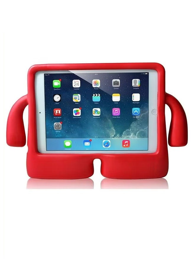 Kids Shock‑Proof EVA Case with Handle & Stand for iPad Pro 11 Inch Bright Durable Cover(Red)