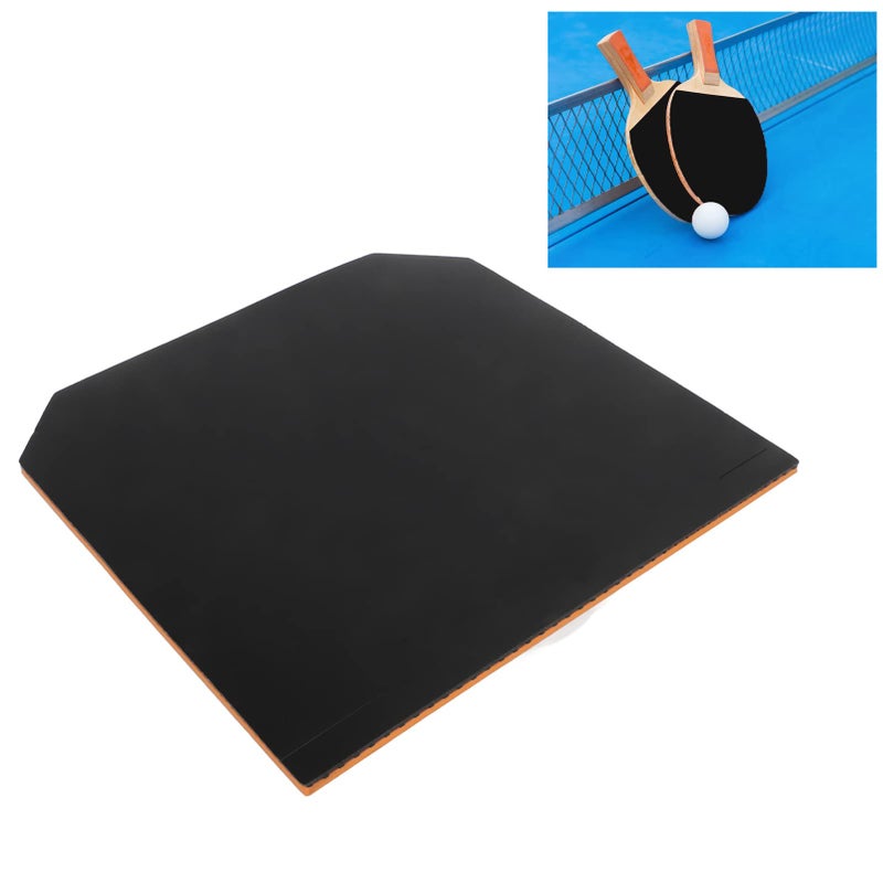 Competition Ping Pong Paddle Rubber 2 1mm Thickness Black Easy Installation Stable Control - Image 4