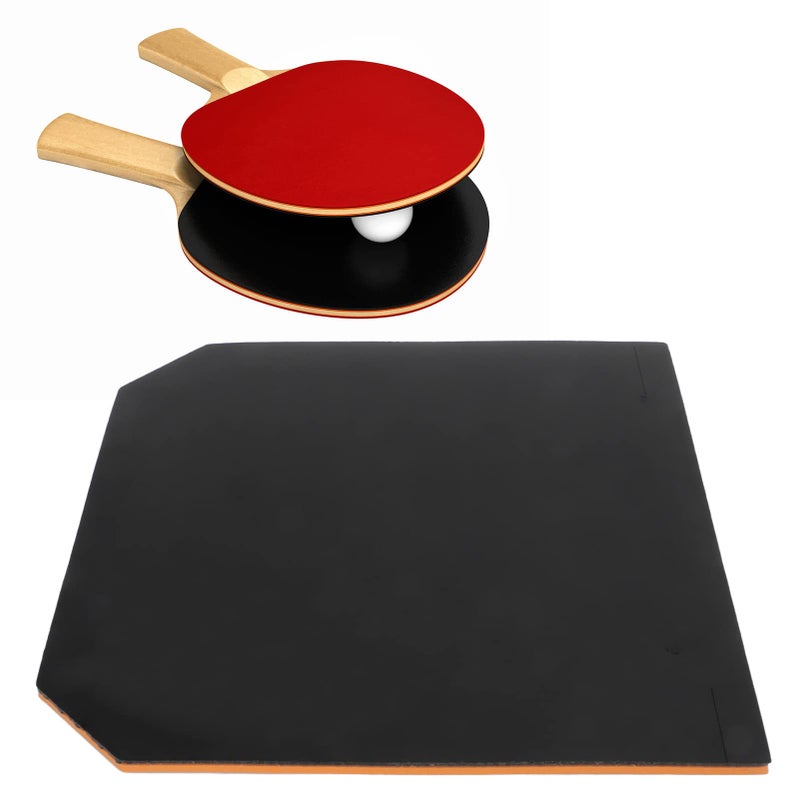 Competition Ping Pong Paddle Rubber 2 1mm Thickness Black Easy Installation Stable Control - Image 2