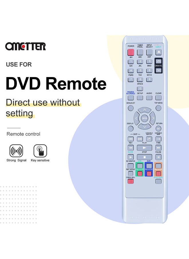 OMETTER - NB308 NB308UD Remote Control Fit for Emerson DVD VCR Combo EWH100F RTNB308UD - Image 1