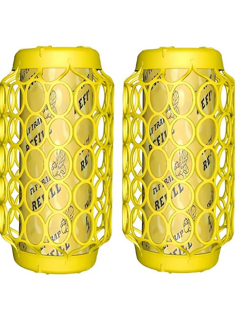 Outdoor Wasp and Yellow Jacket Traps - 2 Pack Bee Catcher Sticky Insect Deterrent for Effective Bug Control and Elimination