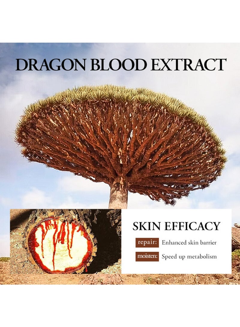 SADOER Dragon Blood Serum for Women Men – Hydrating Dragon’s Blood Plumping Serum for Face, Lightweight & Nourishing, Daily Skincare Support for All Skin Types, 30ml - Image 3