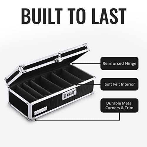 Vaultz Locking Medicine Storage Box with Combination Lock, 3.75" x 11.88" x 5.25", Black (VZ03480) - Image 5