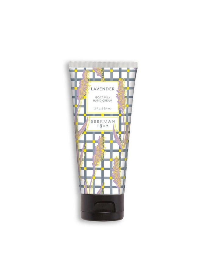 Beekman 1802 Beekman 1802 Pure Goat Milk Hand Cream, Lavender - Scented - 2 oz - Moisturizing Lotion for Dry Skin - Anti-Aging Hydration - Good for Sensitive Skin - Cruelty Free  - Image 1