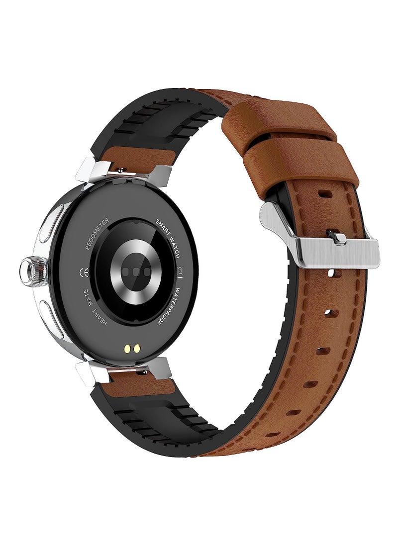 Xcell - Xcell Smart Watch Elite 3 for Android and iphone, Arabic & Persian Interface, 7 days battery life, Fitness Tracker with Heart Rate,Blood Pressure,Oxygen Monitor-Brown - Image 1