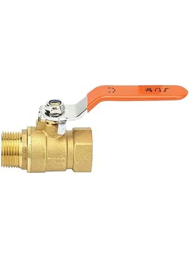 Brass Ball Valve 3 4 Inch Male Female Thread DN20 Durable Water Shut Off Valve - Image 1