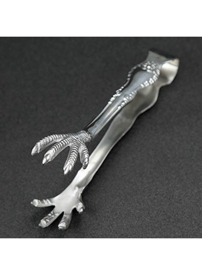 MASSJOY 2 PCS Bar Ice Hockey Special Eagle Claw Shape Ice Tongs Serving Tongs - Image 4