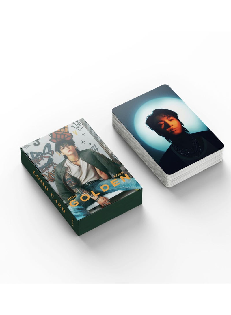 Generic JungKook GOLDEN Solo Lomo Photo Card BTS Flash Style Cards 55Pcs  - Image 4