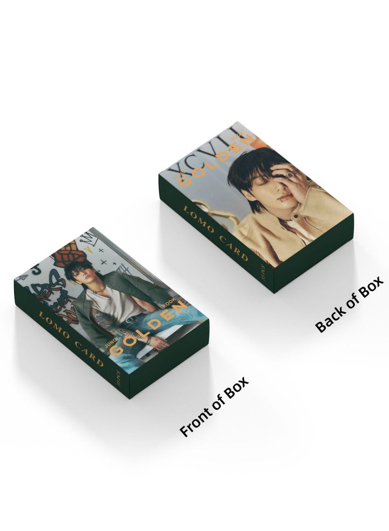 Generic JungKook GOLDEN Solo Lomo Photo Card BTS Flash Style Cards 55Pcs  - Image 5