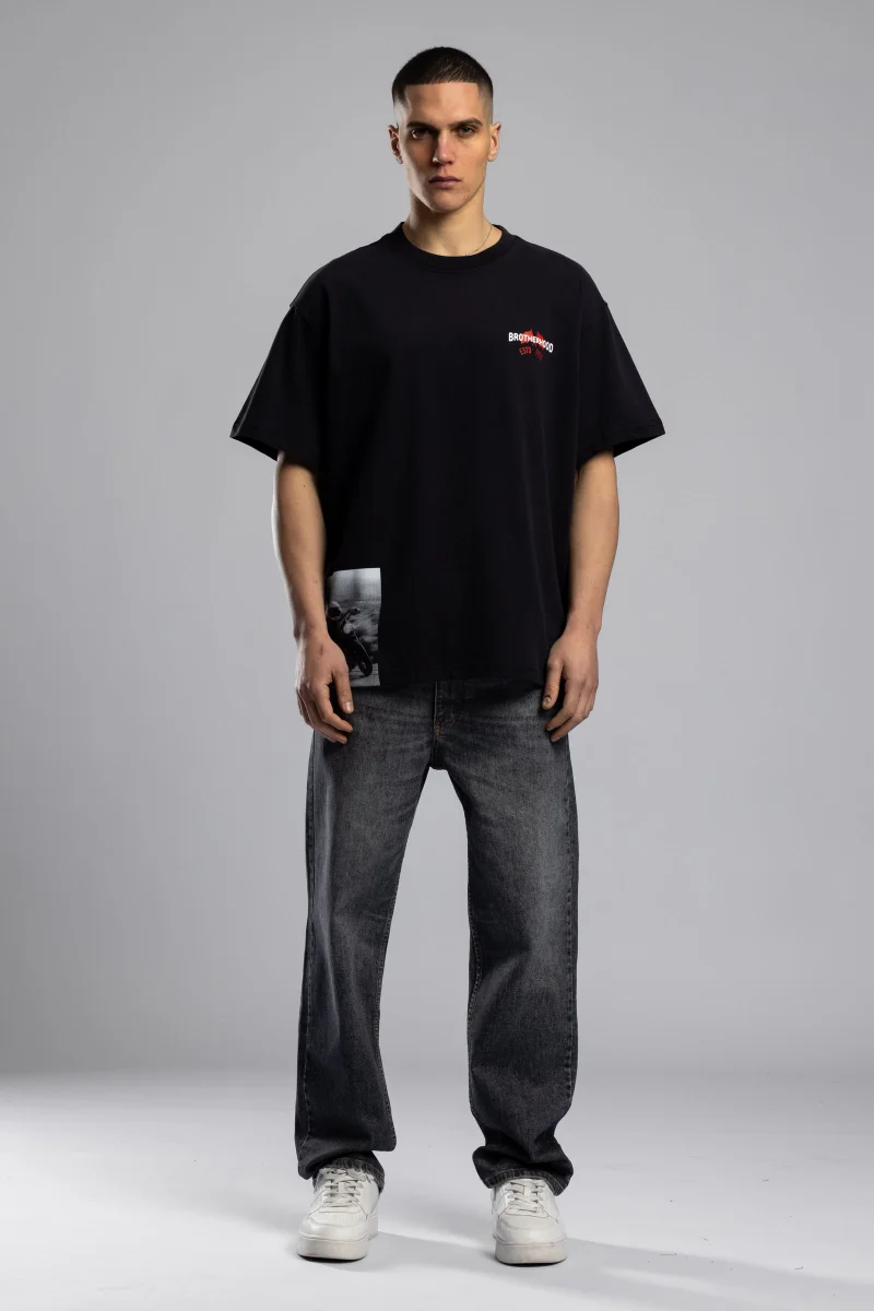 Catch Oversize "Brotherhood" Printed T-shirt