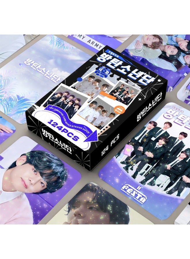 NIBEMINENT 124 Pcs Tpop BTS Lomo Cards Card For Fans Collection Gifts - Image 1