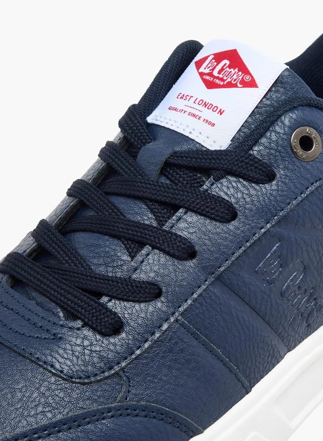 Lee Cooper Men's Logo Detail Lace-Up Ankle Sneakers