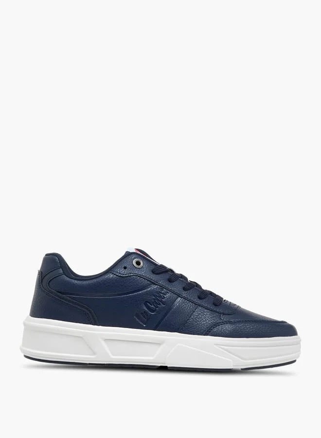 Lee Cooper Men's Logo Detail Lace-Up Ankle Sneakers