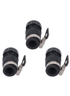 NIBEMINENT 3pcs Tap Connector Adapter PP Stainless Steel Home Water Hose Accessories for Garden Car Washing with Clamp 16‑18 Outer Diameter  - Image 2