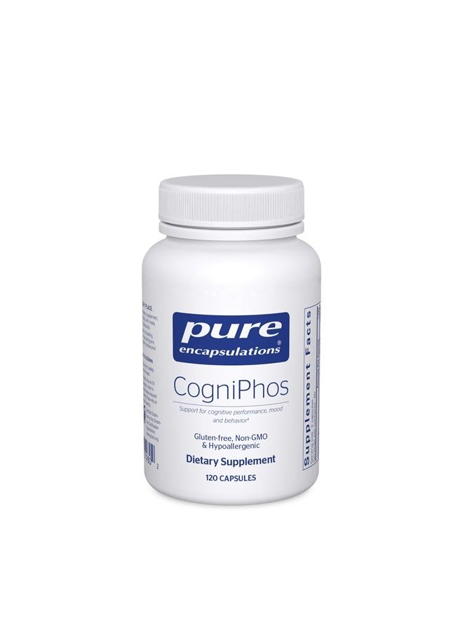 Pure Encapsulations CogniPhos | دعم عصبي للأداء الإدراكي والسلوك | 120 كبسولة - Image 1