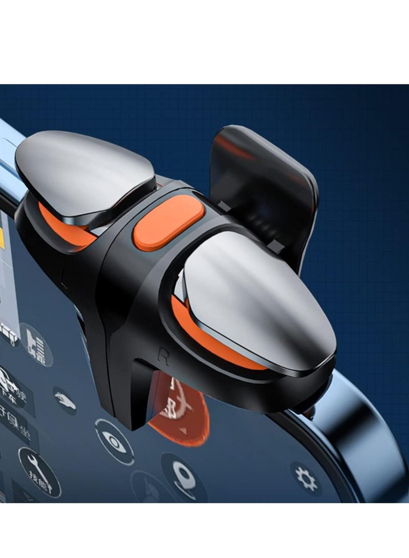 PUBG Mobile Trigger Game Controller 4 مشغلات L1R1 L2R2 ، ألعاب MOWSYSTICK GAMEPAD متوافقة مع الهاتف المحمول Android iPhone iOS ، متوافق مع هاتف سميك 3-15 ملم - Image 2