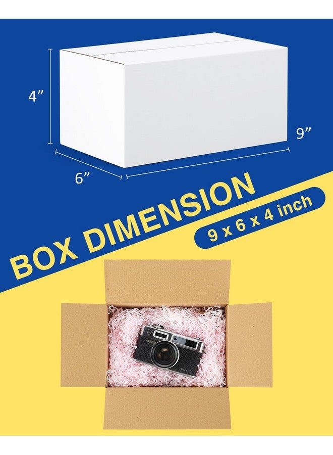 Poever 40-Pack-Small-Shipping-Boxes-9X6X4, Corrugated-Cardboard-Boxes-For-Packaging-Small-Business, White-Boxes-Mailers - Image 2