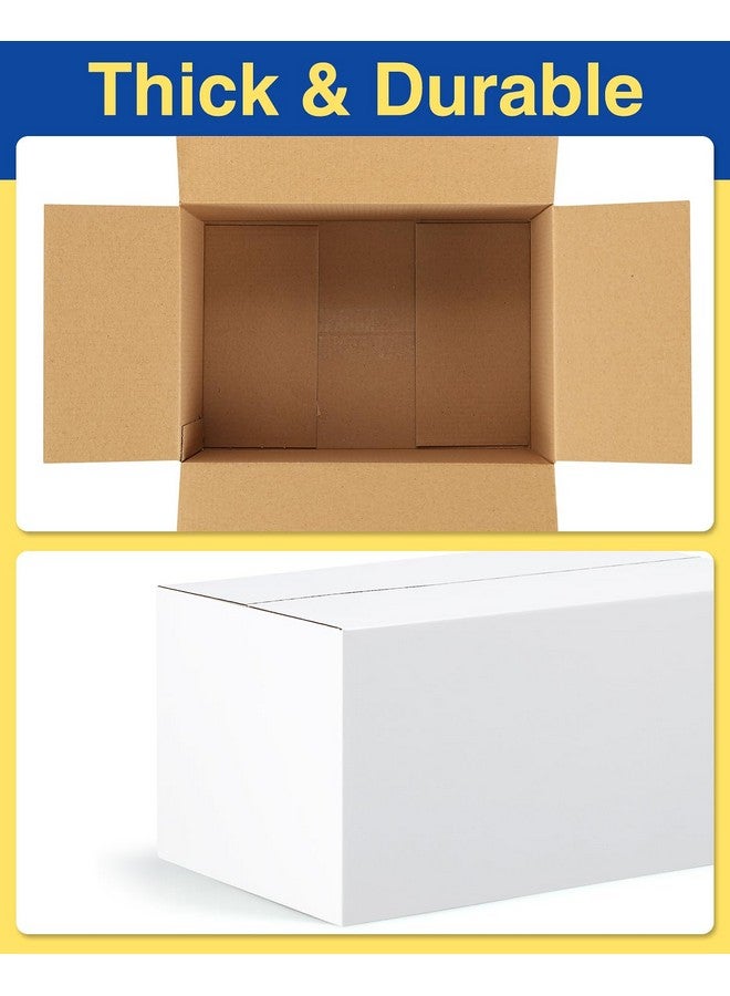 Poever 40-Pack-Small-Shipping-Boxes-9X6X4, Corrugated-Cardboard-Boxes-For-Packaging-Small-Business, White-Boxes-Mailers - Image 4