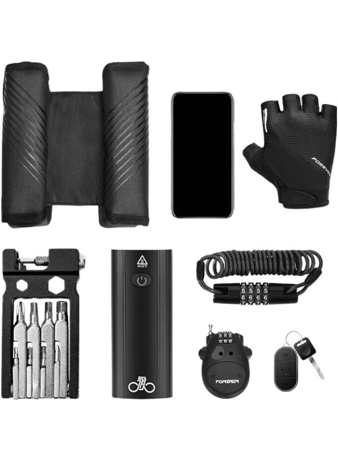 Forever Bicycle Front Fork Bag, Suitable For Mountain Bikes And Road Bikes, Universal Front Bag, Waterproof Phone Storage Pouch, Cycling Equipment - Image 1