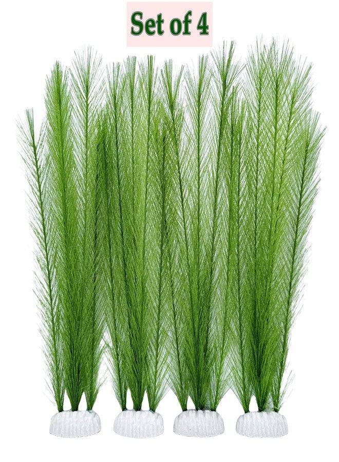 إم تو سي بريدج نباتات أحواض السمك البلاستيكية من إم تو سي بريدج، عشب مائي حريري ناعم، نباتات محاكاة لأحواض السمك والمناظر الطبيعية (4 قطع، 12 بوصة). - Image 2