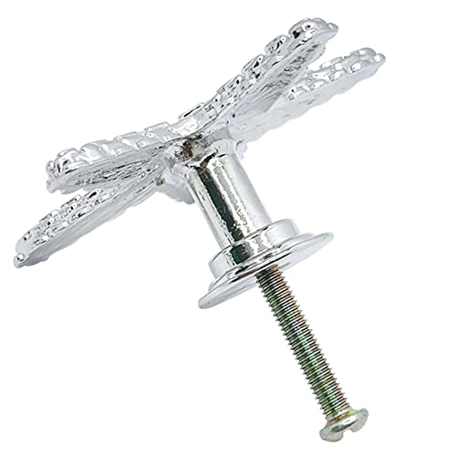 LLDYNW 4pcs Starfish Handles - Kitchen & Dresser Knobs, Right Angle, Cabinet & Drawer Pulls (Bright Silver) - Image 4