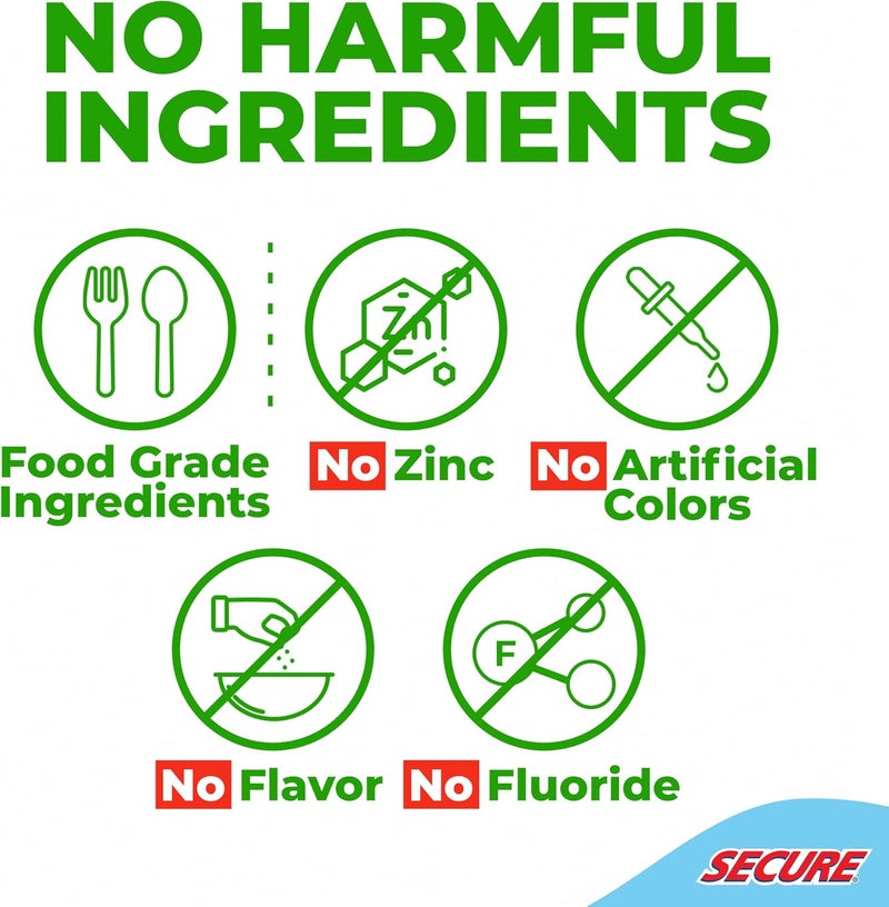 Secure Waterproof Denture Adhesive - 4 Pack - Image 3