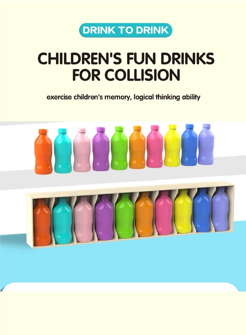 Rainbow Memory  Color Match Set - 20 Bottle Educational Sorting Toy, Early Learning Activity for Toddler Cognitive Skills - Image 5
