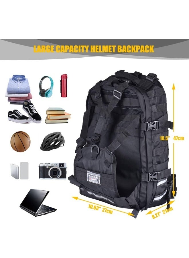 Sresk Waterproof 26L Molle Motorcycle Helmet Holder/Cycling Helmet Storage/Hiking Helmetcatch Bag/Backpack  - Image 2