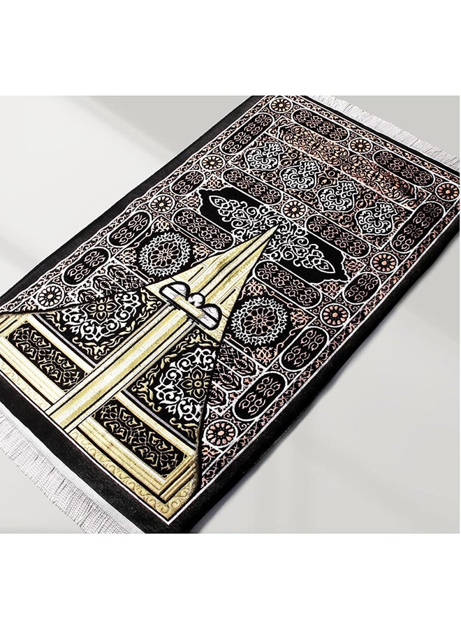 Artificial Apricot Flower With Pot (Black)