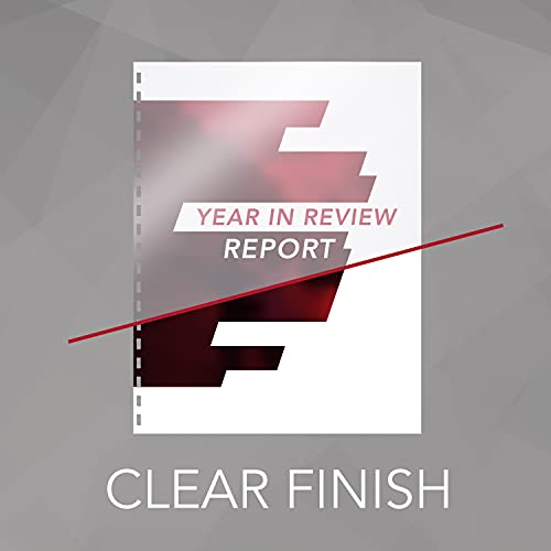 GBC ZipBind Pre-Punched Cover Set, Clear/Black, 10-Pack (26003) - Image 4