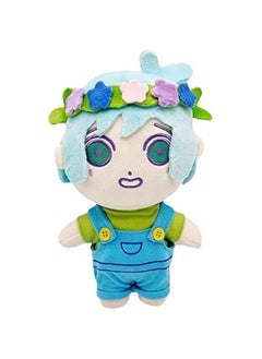 Omori Plush Toys, Sunny Basil Kel Hero Aubrey Mari Omori Plush, Soft and Cuddly，8-10 inch Omori Plushie, Anime Characters Merch for Game Fans (Basil)