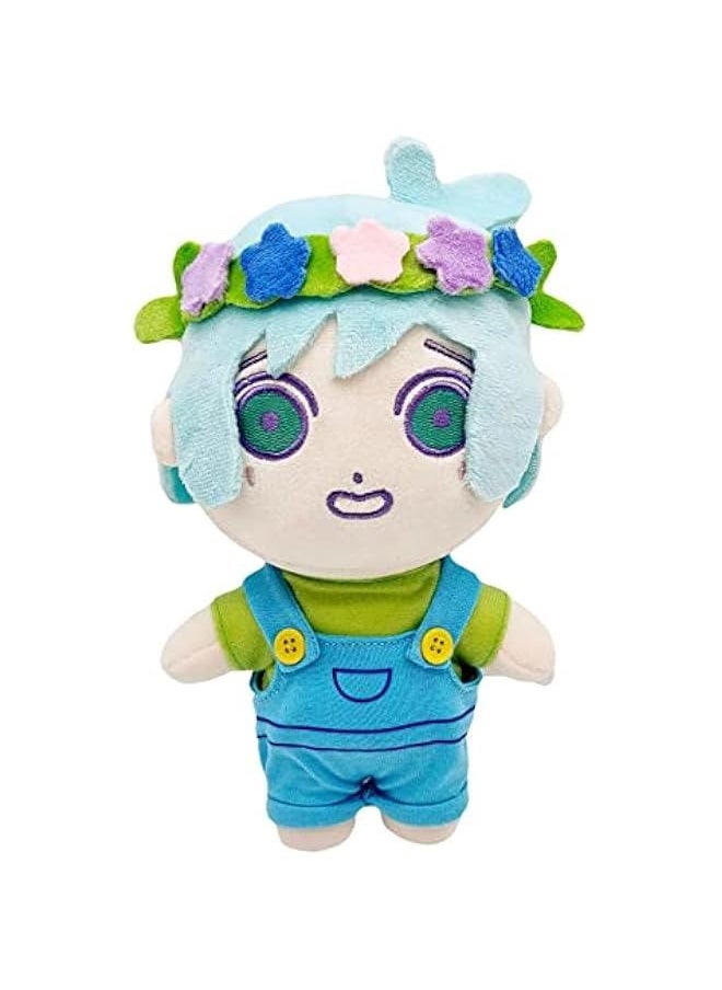 Generic - Omori Plush Toys, Sunny Basil Kel Hero Aubrey Mari Omori Plush, Soft and Cuddly，8-10 inch Omori Plushie, Anime Characters Merch for Game Fans (Basil) - Image 1