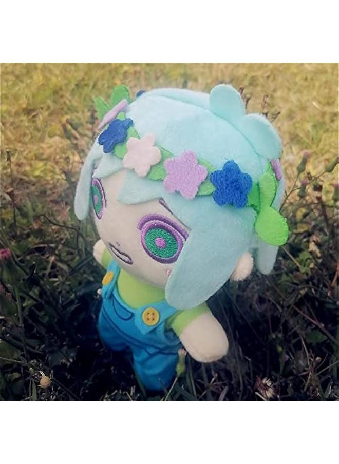Generic - Omori Plush Toys, Sunny Basil Kel Hero Aubrey Mari Omori Plush, Soft and Cuddly，8-10 inch Omori Plushie, Anime Characters Merch for Game Fans (Basil) - Image 1