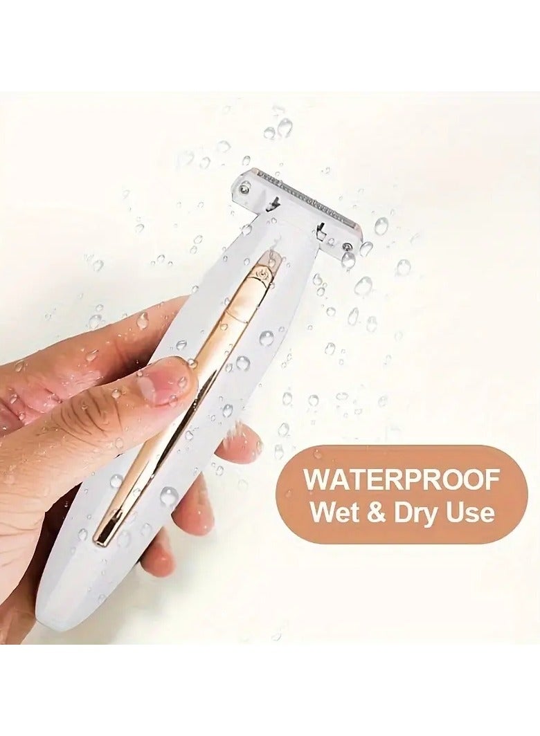 أوريتي النساء الكهربائية Epilator USB قابلة لإعادة الشحن الشعر تقليم للوجه واليدين والساقين والإبطين-آلة استخدام المنزل - Image 2