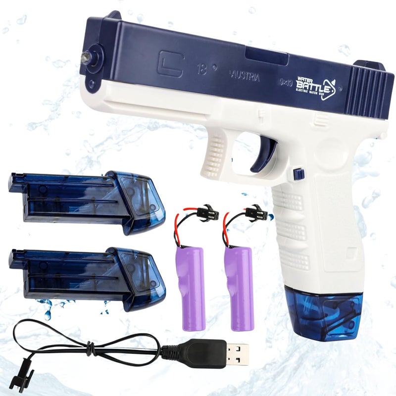 Storio Rechargeable Electric Battery Operated Holi Pichkari Water Gun Toy for Kids| Desert Burst with Refill Cartridge| Upto 30Ft Shooting Range| High Pressure Mechanism,Water Gun Toy for Holi - Image 1