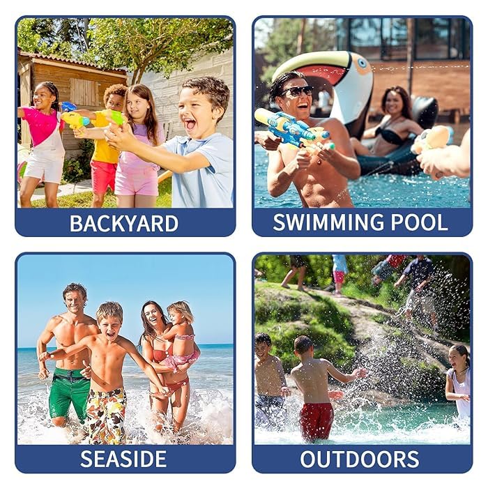 Storio Rechargeable Electric Battery Operated Holi Pichkari Water Gun Toy for Kids| Desert Burst with Refill Cartridge| Upto 30Ft Shooting Range| High Pressure Mechanism,Water Gun Toy for Holi - Image 5