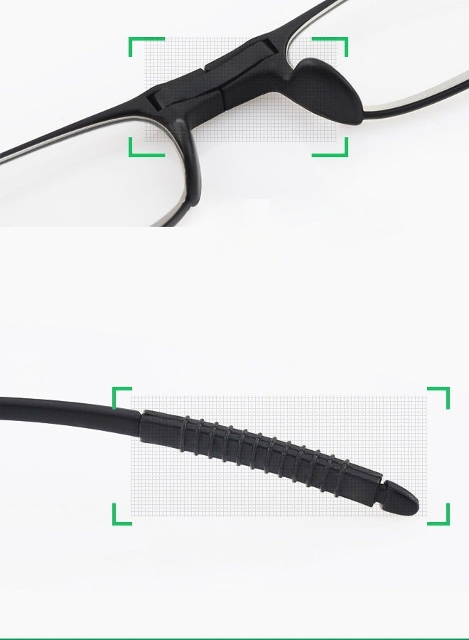 سِيمِير نظارات قراءة قابلة للطي +1.00D، عالية الوضوح، مقاومة لإجهاد العين، مناسبة للرجال والنساء على حد سواء - Image 4