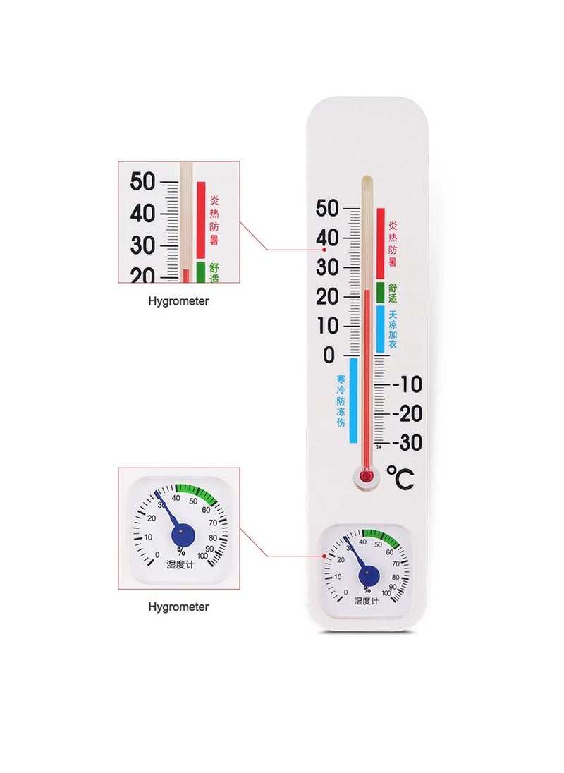 Generic Large size wall mounted temperature and humidity thermometer, suitable for homes, offices, etc., One Piece - from Rana store  - Image 5
