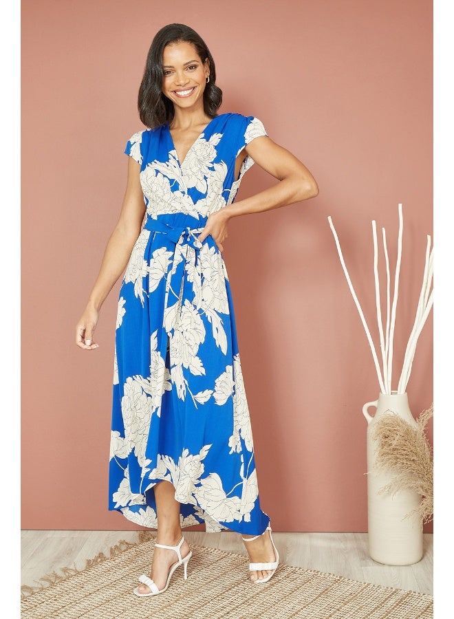 MELA LONDON Floral Print Midi Dress - Image 4
