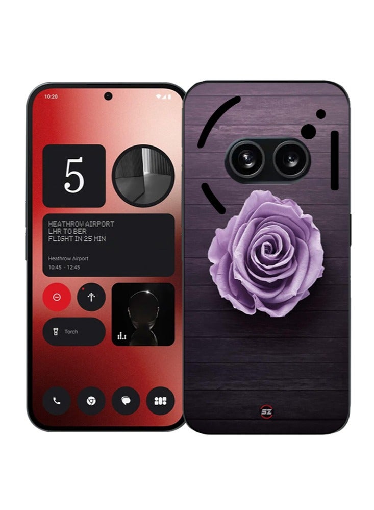 Service Zone Protective Mobile Back Cover Purple Rose For  Nothing Phone 2A 5G - Image 1