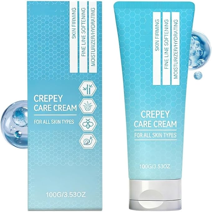 YOOJ Crepey Skin Repair Cream, Skin Tightening Cream Body, Skin Tightening Cream for Face, Anti Wrinkles for Crepey and Sagging Skin, Deeply Moisturizer for Face, Neck, Chest & Body, 100g - Image 1