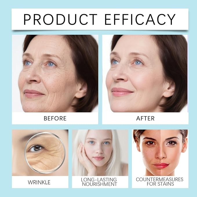 YOOJ Crepey Skin Repair Cream, Skin Tightening Cream Body, Skin Tightening Cream for Face, Anti Wrinkles for Crepey and Sagging Skin, Deeply Moisturizer for Face, Neck, Chest & Body, 100g - Image 3