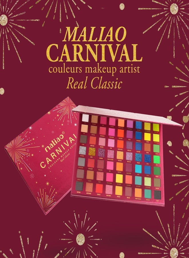 ماليو لوحة ألوان مالياو كارنيفال كولورز للمكياج - 63 لونًا لإبداع لا حدود له، 63 غرامًا - Image 4